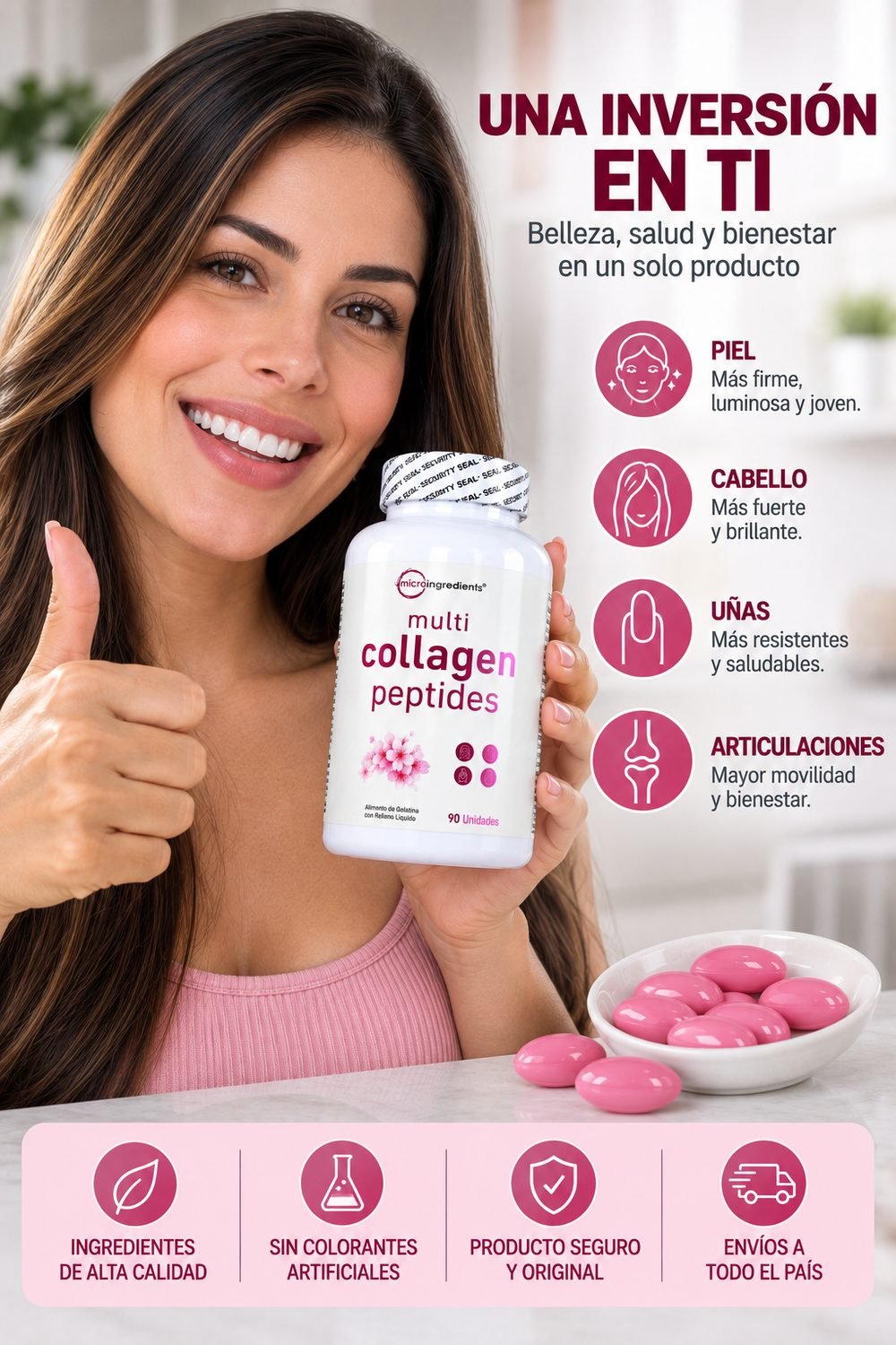 Multi Collagen Peptides Microingredients, una inversión en ti
